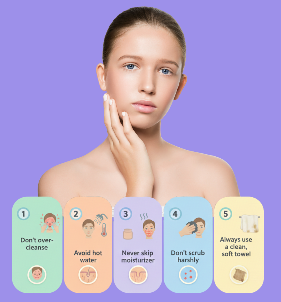 Mistakes To Avoid  in Face Wash